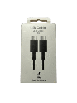 Cable de Carga Tipo C a Tipo C – 8A, Alta Resistencia