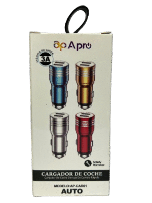 Cargador de Auto USB Metálico de Lujo – AP Pro