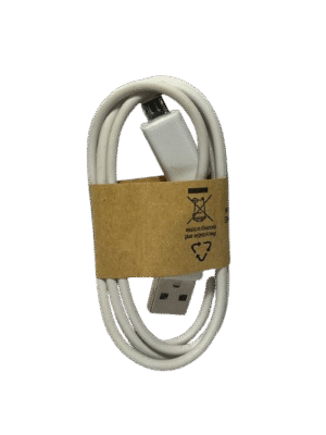 Cable USB a Micro USB Blanco – Datos y Carga