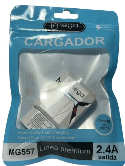 Cabezal de Carga Imega Premium – Doble Salida 2.4A - Imagen 3